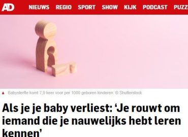 AD: ‘Als je je baby verliest: Je rouwt om iemand die je nauwelijks hebt leren kennen’