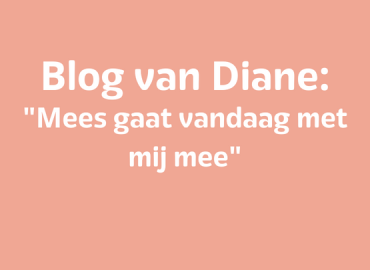 Mees gaat vandaag met mij mee