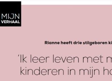 Wij magazine: Ik leer leven met mijn kinderen in mijn hart