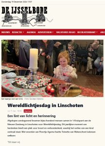 Wereldlichtjesdag linschoten