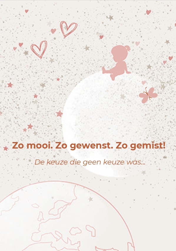 cover boek over vlinder Laure stilgeboren
