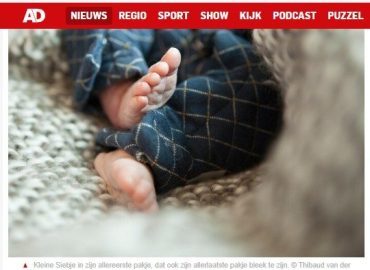 AD: Sieb, écht de allereerste baby van 2020 in het Bredase Amphia