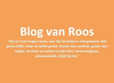 Liefde breder dan verdriet, groter dan leegte