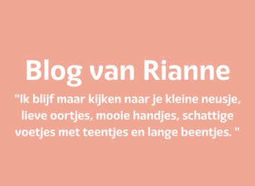 Ik blijf maar kijken naar je kleine neusje, lieve oortjes en mooie handjes