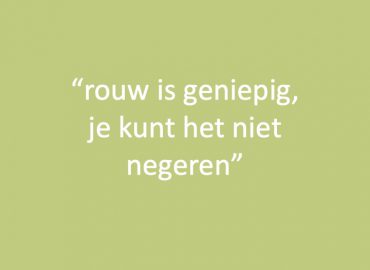 Rouw is geniepig, je kunt het niet negeren