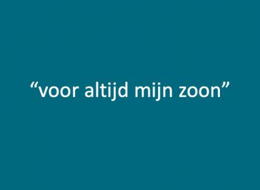 Voor altijd mijn zoon